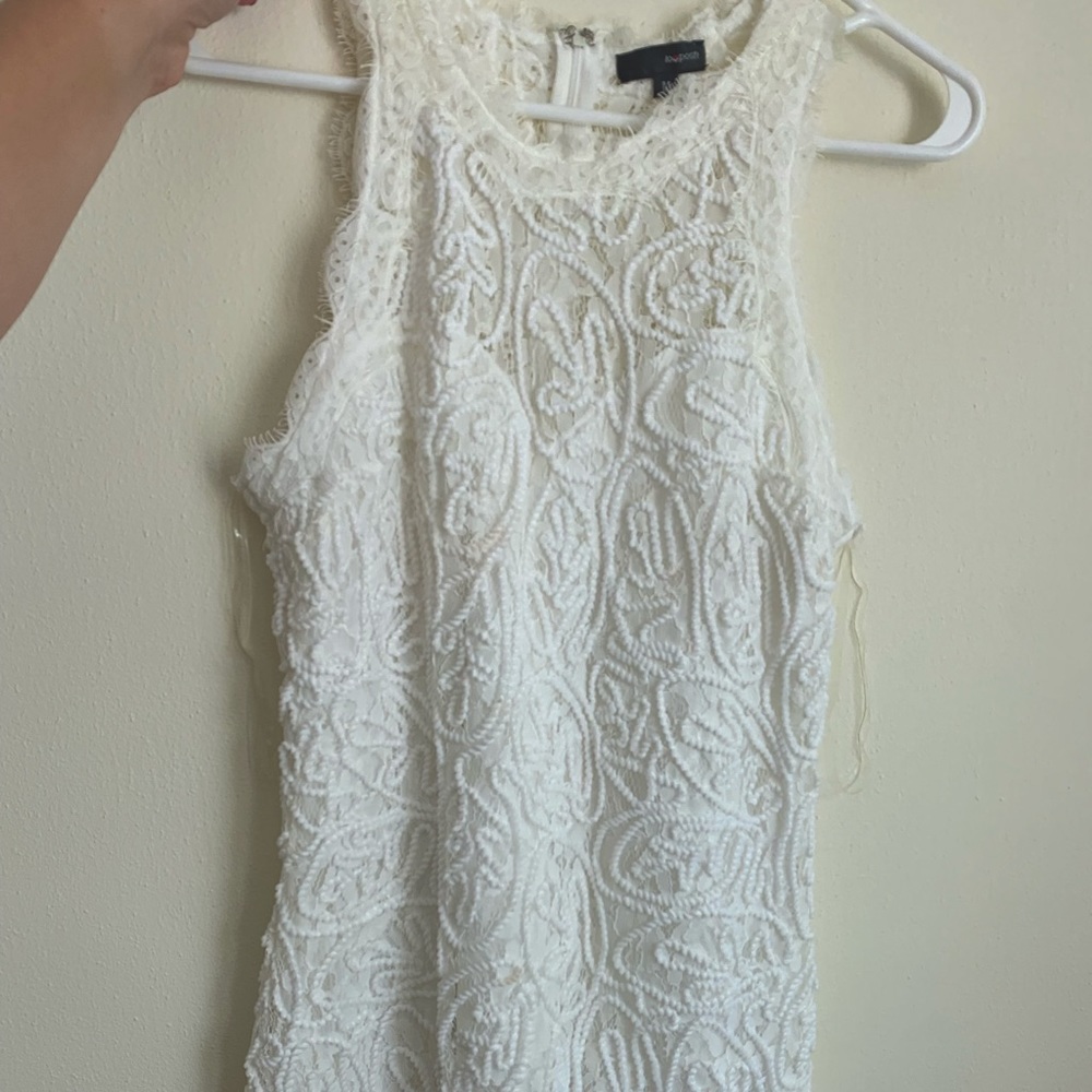 White lace dress Pink Lily Boutique